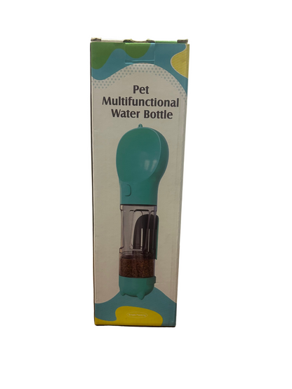 Botella dispensadora de comida y agua para mascotas