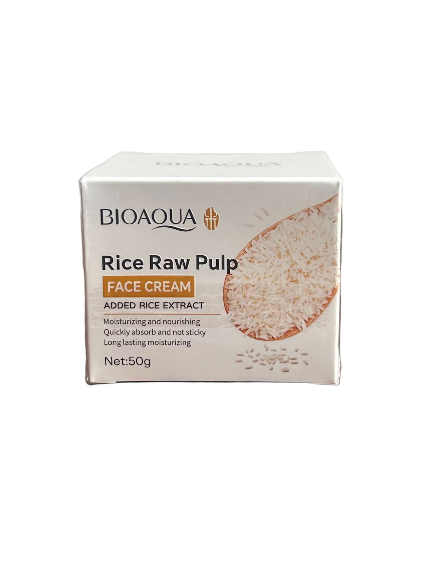 Crema facial de arroz Bioaqua 50gr