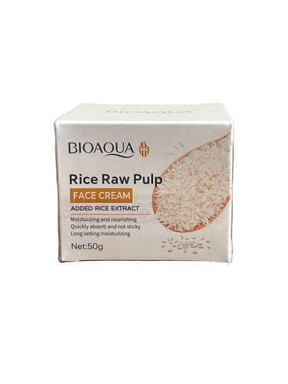Crema facial de arroz Bioaqua 50gr