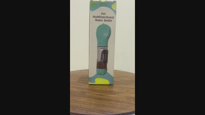 Botella dispensadora de comida y agua para mascotas